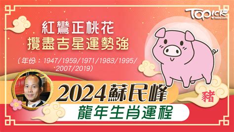 2024 年生肖運程龍